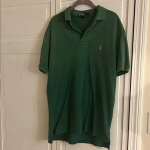 Polo by Ralph Lauren Men's Green Polo Shirt